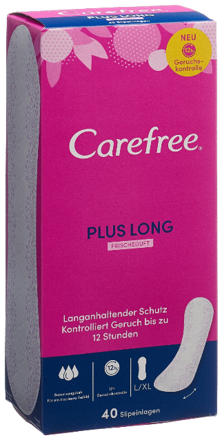 Image of Carefree Slipeinlagen Plus Long Fresh (40 Stk)