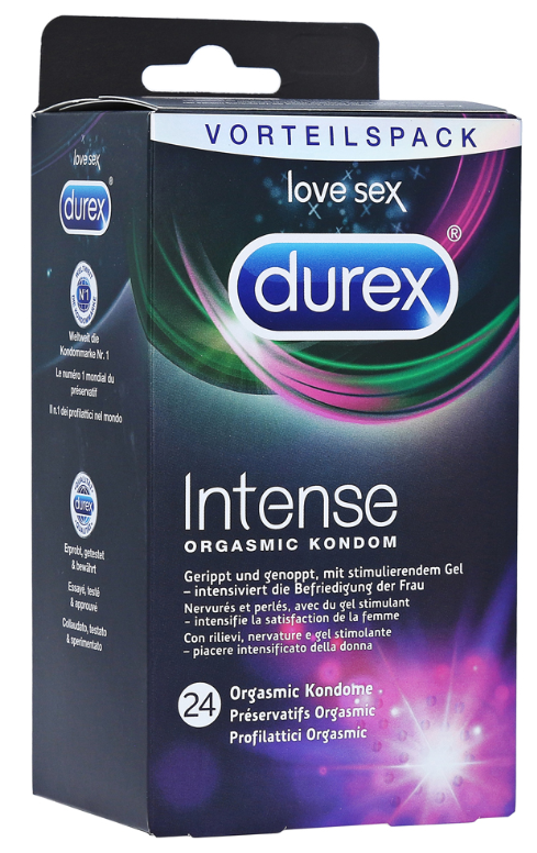 Image of Durex Kondome Intense Orgasmic (24 Stk)