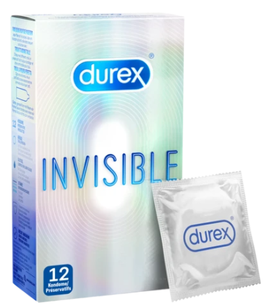 Image of Durex Kondome Invisible (12 Stk)