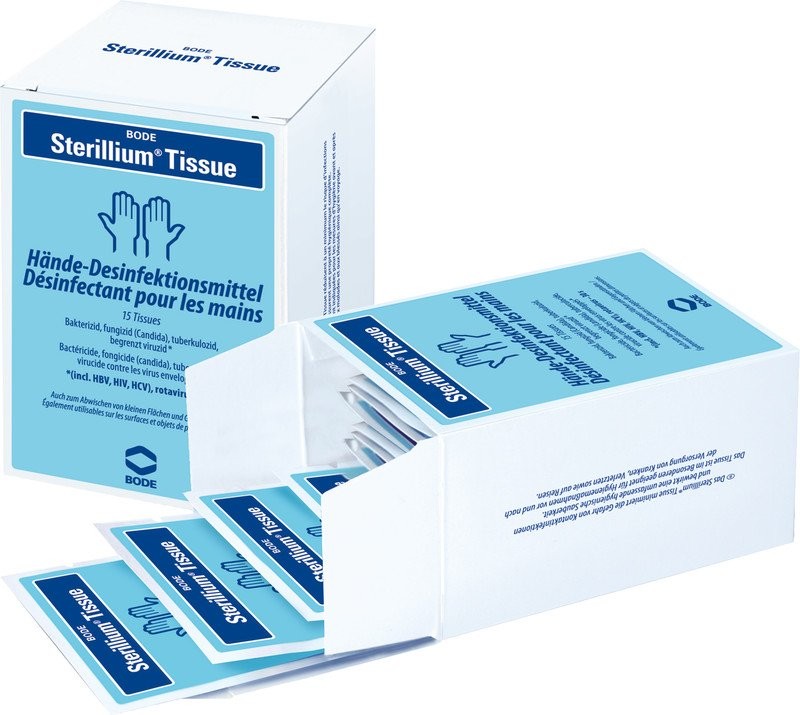 Image of Sterillium Tissue Hände-Desinfektionsmittel (15 Stk)