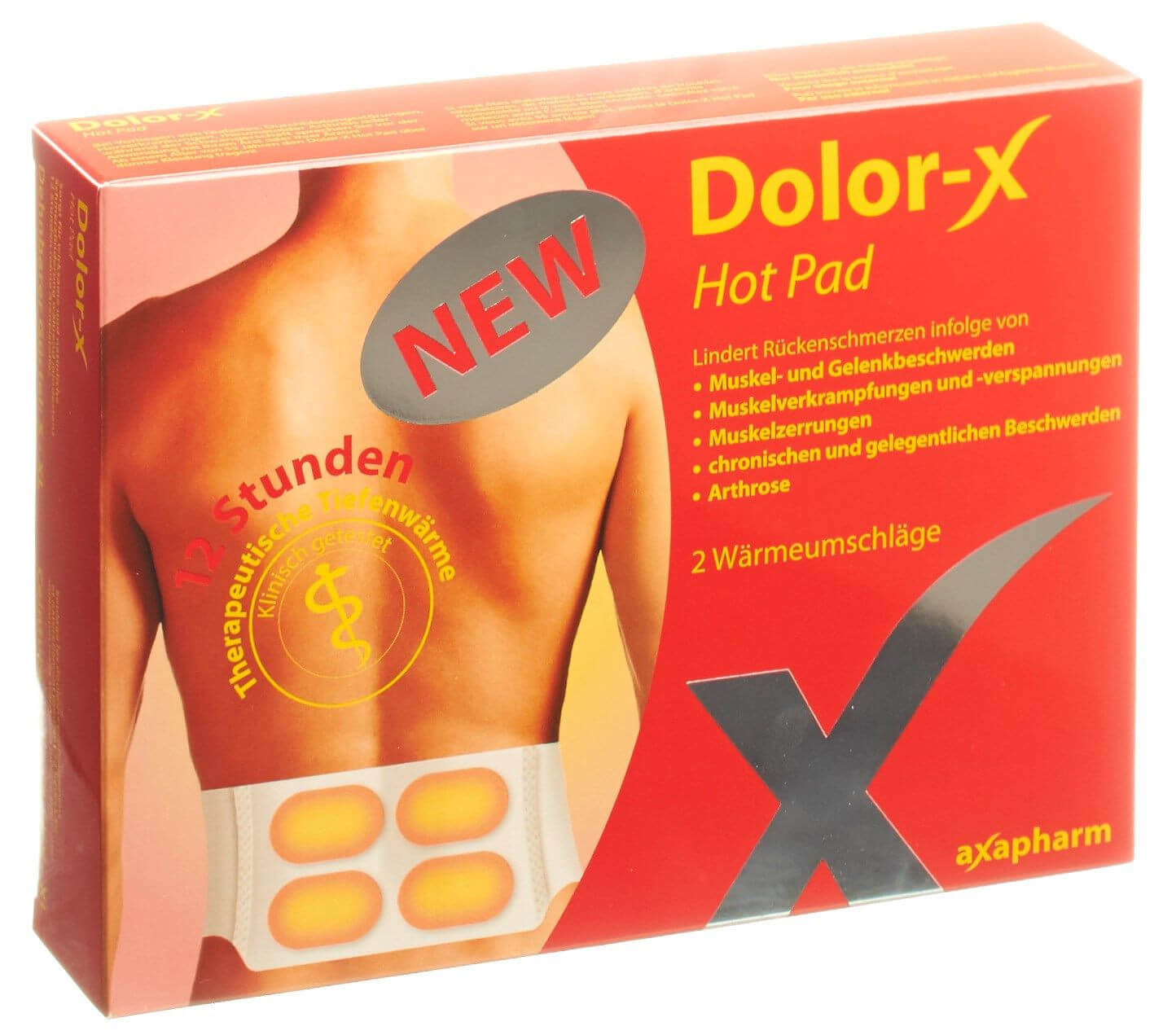 Image of Dolor-X Hot Pad Wärmeumschläge (2 Stk)
