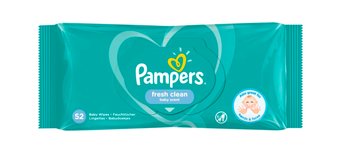 Image of Pampers Feuchte Tücher Fresh Clean (52 Stk)