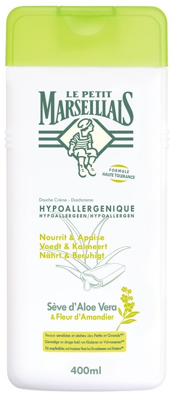 Image of Le Petit Marseillais Hypoallergene Duschcreme Aloe Vera Saft & Mandelblüte (400ml)