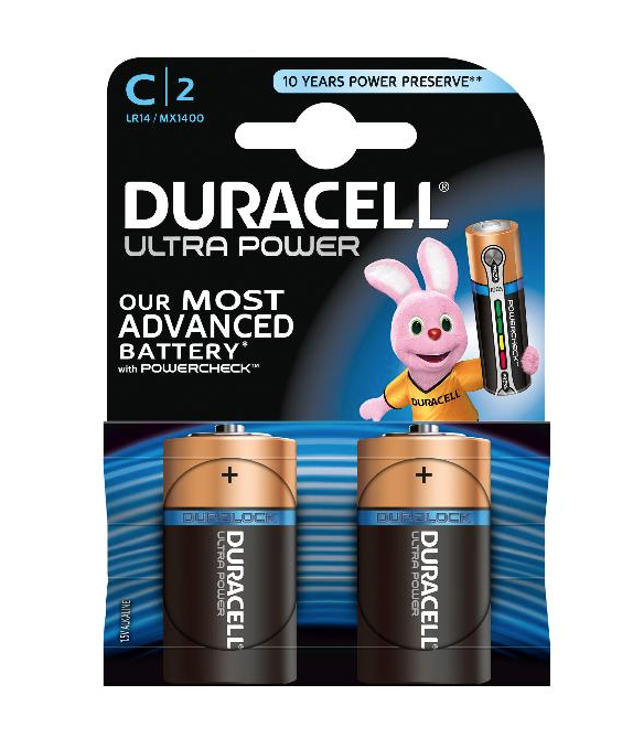 Image of DURACELL Ultra Power LR14 / MX1400 / C (2 Stk)