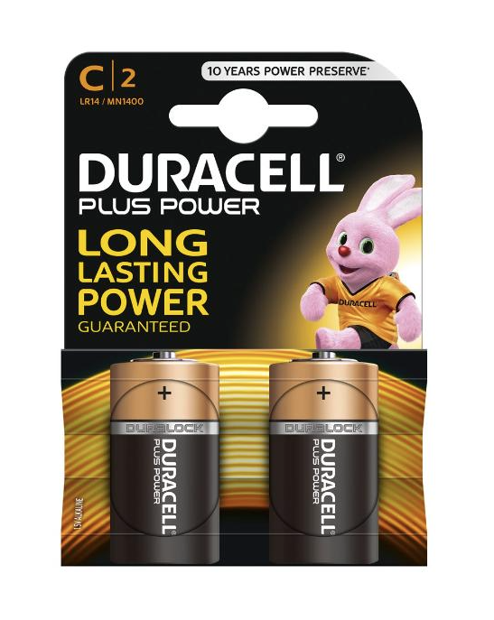 Image of DURACELL Plus Power LR14 / MN1400 / C (2 Stk)