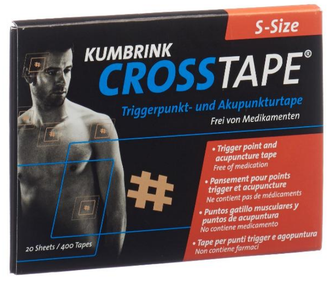 Image of CROSSTAPE Schmerz- und Akupunkturtape Grösse S (400 Stk)