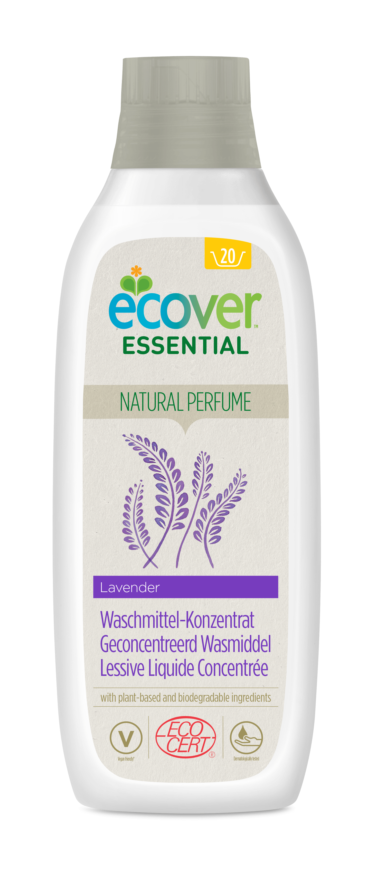 Image of Ecover Essential Waschmittel-Konzentrat Lavendel (1L)