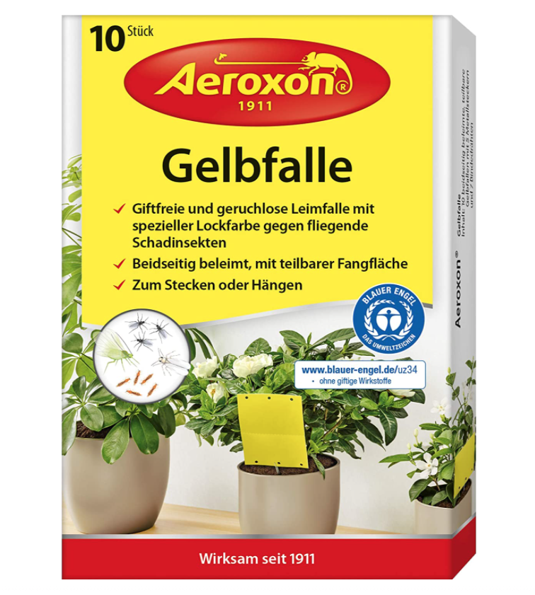 Image of Aeroxon Gelbfalle für Topfpflanzen (10 Stk)