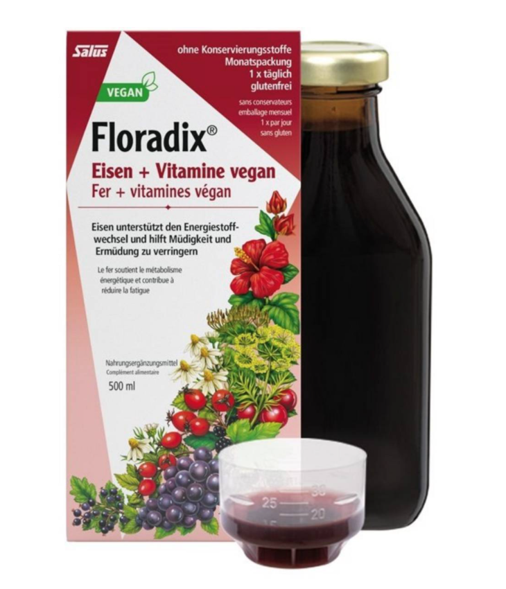 Image of Floradix Eisen + Vitamine Vegan Saft (500ml)