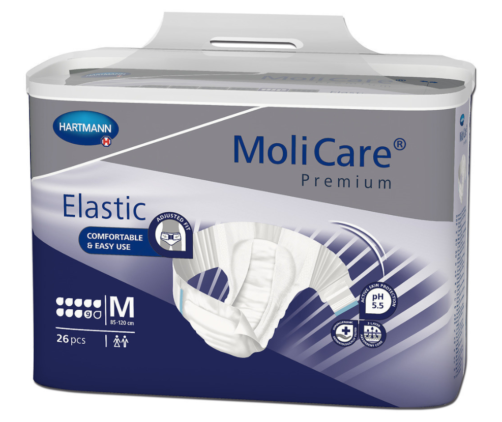 Image of MoliCare Premium Elastic 9 Tropfen Gr. M (26 Stk)