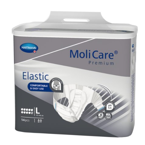 Image of MoliCare Premium Elastic 10 Tropfen Gr. L (14 Stk)
