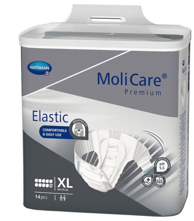 Image of MoliCare Premium Elastic 10 Tropfen Gr. XL (14 Stk)