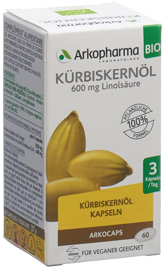 Image of ARKOCAPS Kürbiskernöl Kapseln (60 Stk)