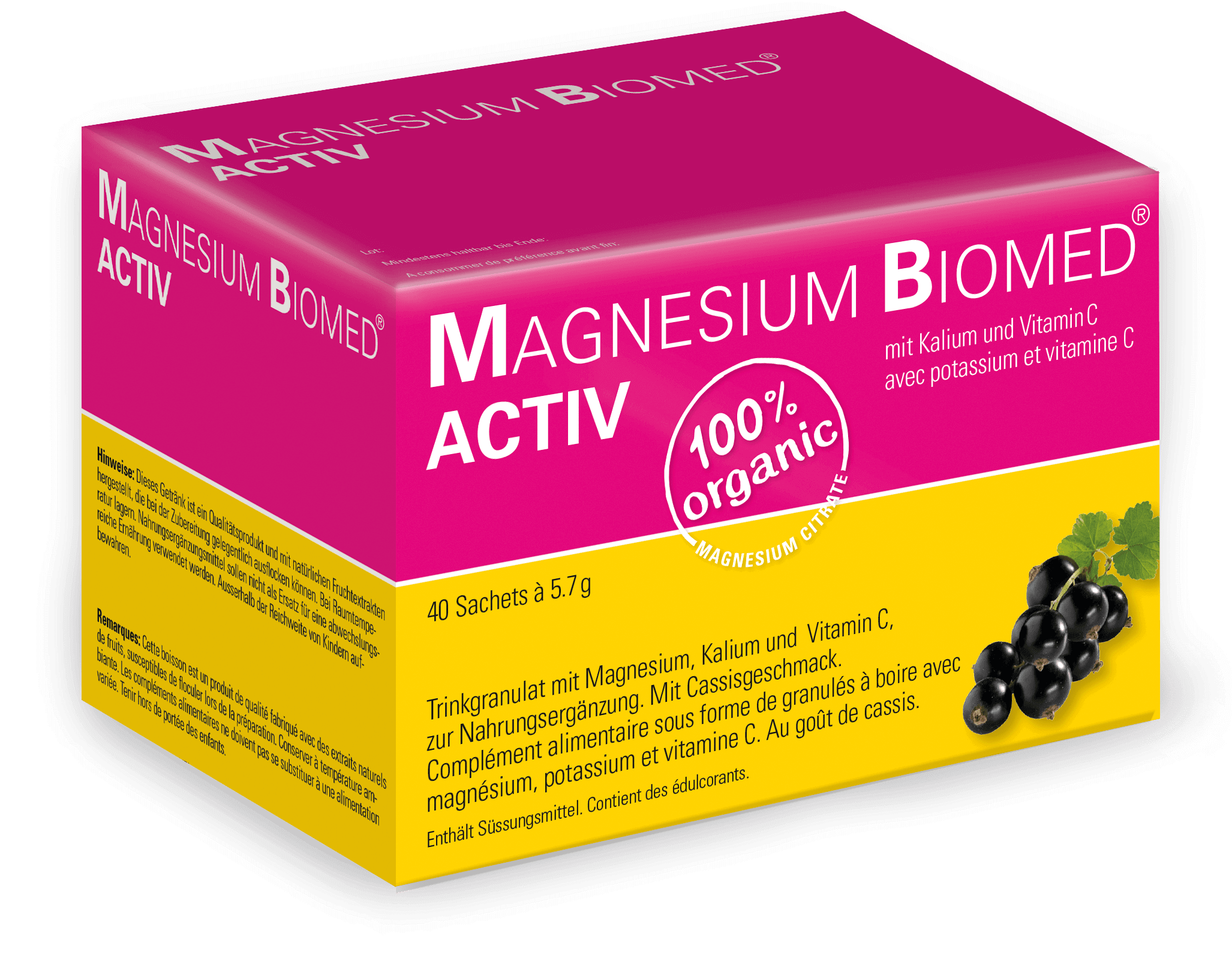 Image of Magnesium Biomed Activ Beutel (40 Stk)