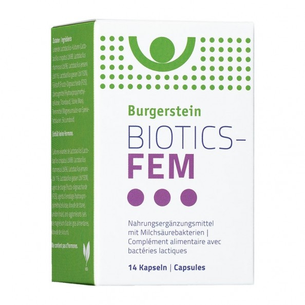 Image of Burgerstein Biotics FEM Kapseln (14 Stk)