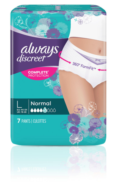 Image of Always Discreet Inkontinenz Pants Normal L (7 Stk)