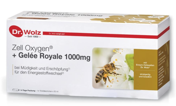 Image of Dr. Wolz Zell Oxygen + Gelée Royal 1000mg Ampullen (14 Stk)