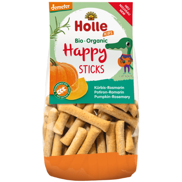 Image of Holle Happy Sticks Kürbis mit Rosmarin (100g)