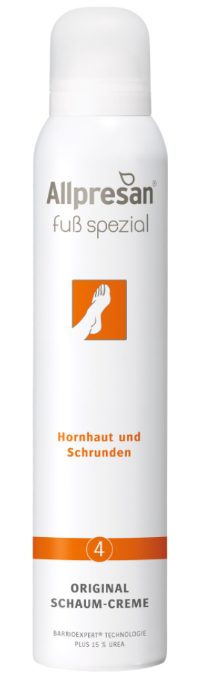 Image of Allpresan Fuß Spezial 4 Schaum-Creme Hornhaut und Schrunden (200ml)