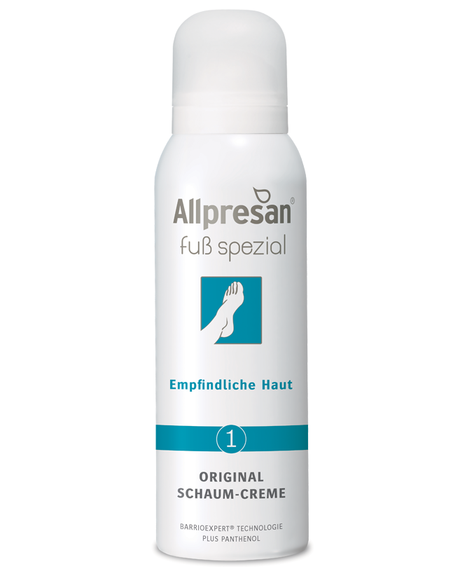 Image of Allpresan Fuß Spezial 1 Schaum-Creme Empfindliche Haut (125ml)