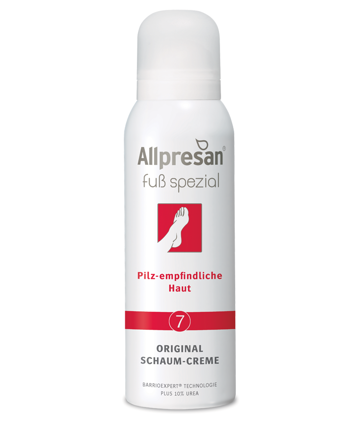 Image of Allpresan Fuß Spezial 7 Schaum-Creme Pilz-Empfindliche Haut (125ml)
