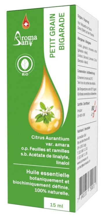 Image of AromaSan Bitterorange Petit Grain Bio Ätherisches Öl (15ml)