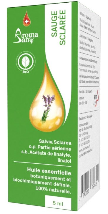 Image of AromaSan Muskateller Salbei Bio Ätherisches Öl (5ml)