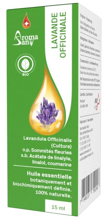 Image of AromaSan Lavendel Bio Ätherisches Öl (15ml)