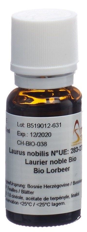 Image of AromaSan Lorbeer Bio Ätherisches Öl (15ml)