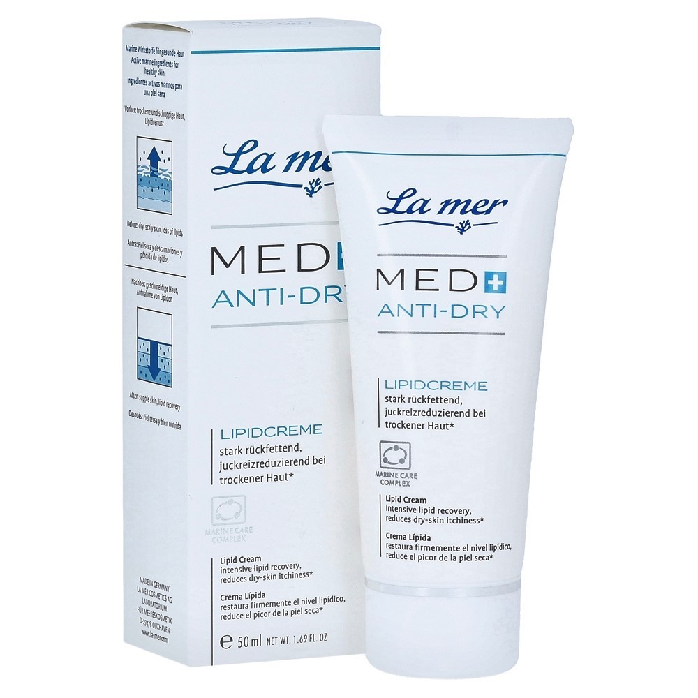 Image of La Mer MED+ Anti-Dry Lipidcreme (50ml)