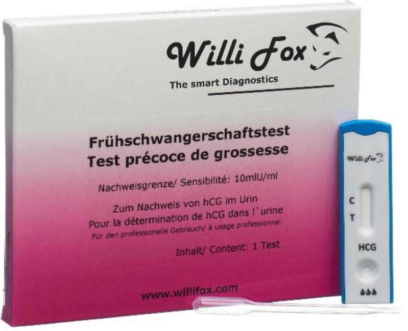 Image of Willi Fox Frühschwangerschaftstest Urin (1 Stk)