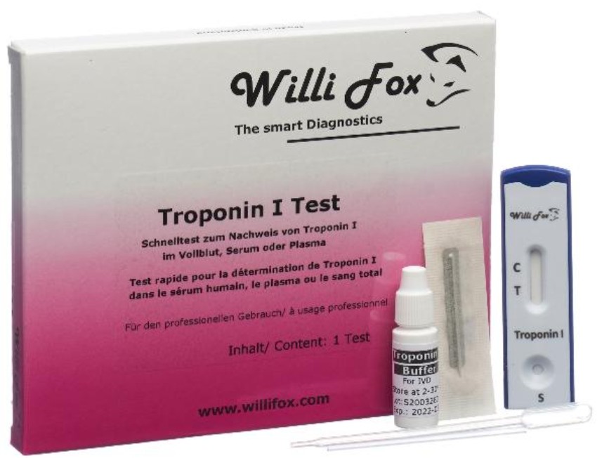 Image of Willi Fox Troponin I Test (1 Stk)