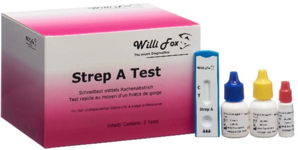 Image of Willi Fox Strep A Test (5 Stk)