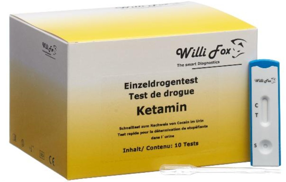 Image of Willi Fox Drogentest Ketamin Urin (10 Stk)