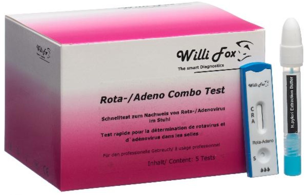Image of Willi Fox Rota-/Adeno Combo Test (5 Stk)