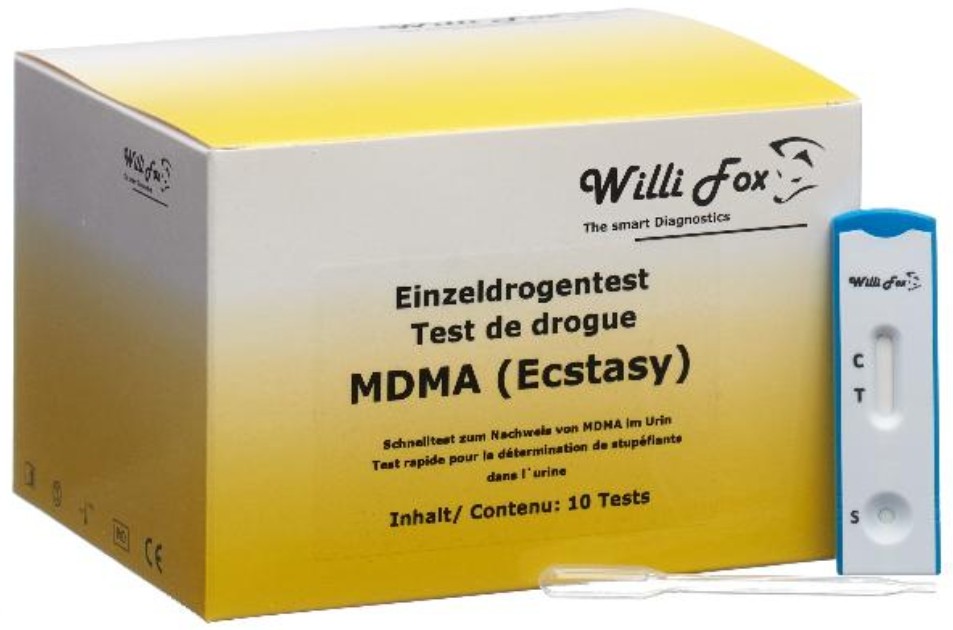 Image of Willi Fox Drogentest MDMA-Ecstasy Urin (10 Stk)