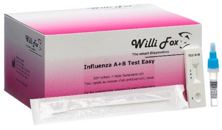 Image of Willi Fox Influenza A&B Test Easy (20 Stk)
