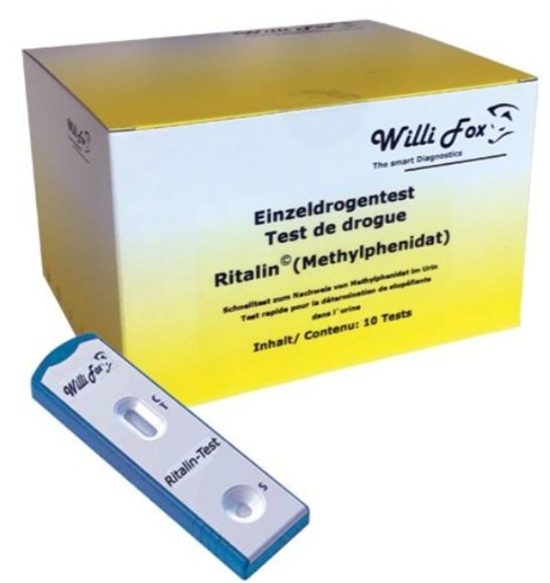 Image of Willi Fox Drogentest Ritalin Urin (10 Stk)