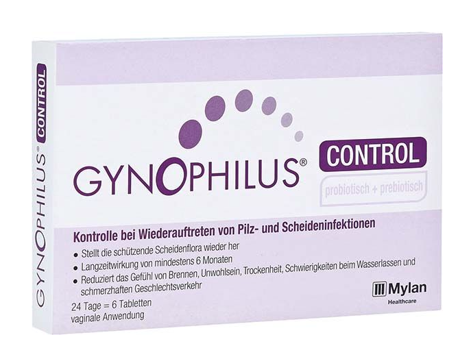 Image of Gynophilus Control Vaginal Tabletten (6 Stk)