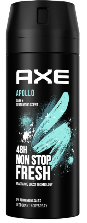 Image of Axe Deo Bodyspray Apollo (150ml)