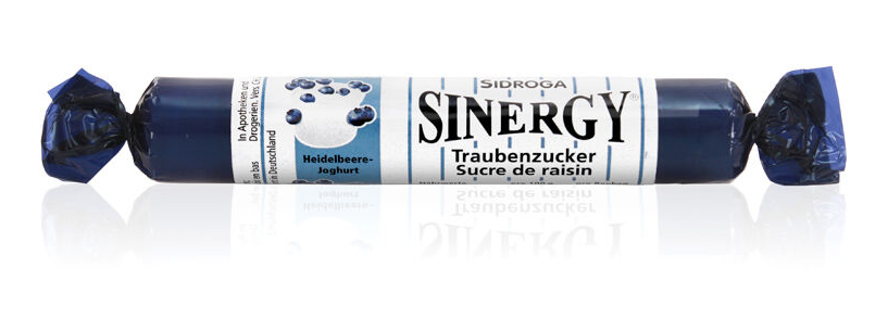 Image of SINERGY Traubenzucker Heidelbeere Joghurt (15x40g)