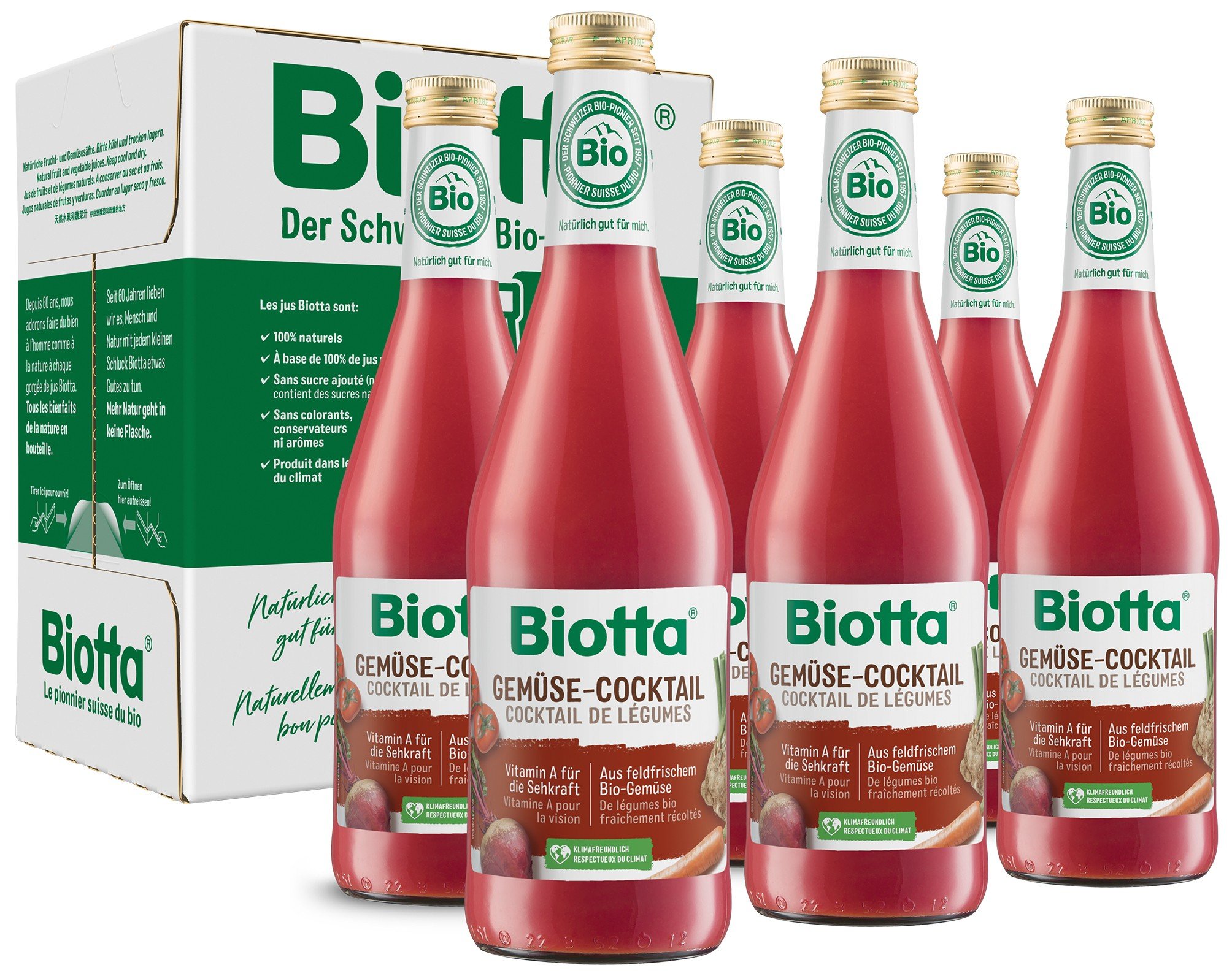 Image of Biotta Bio Gemüse-Cocktail (6x5dl)