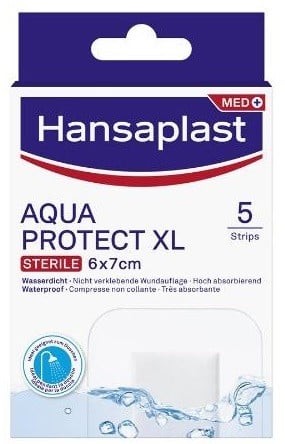 Image of Hansaplast MED Aqua Protect XL Strips (5 Stk)