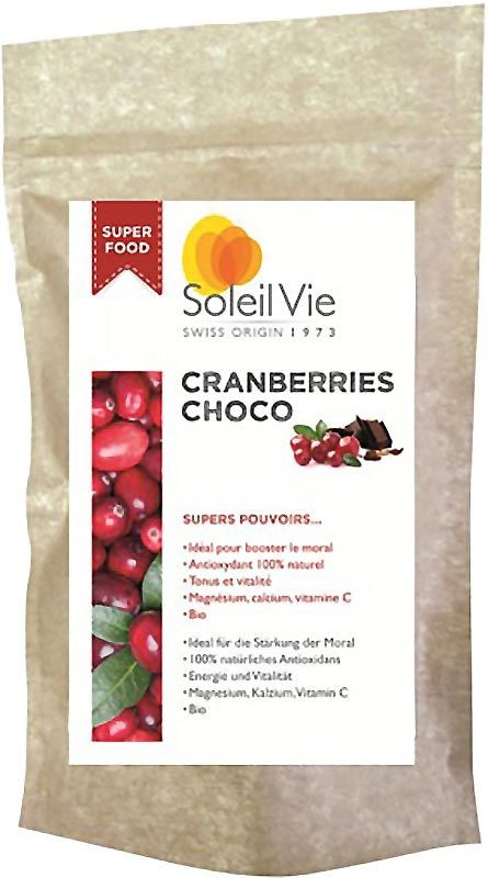 Image of Soleil Vie Bio Schokolade Cranberries (110g)