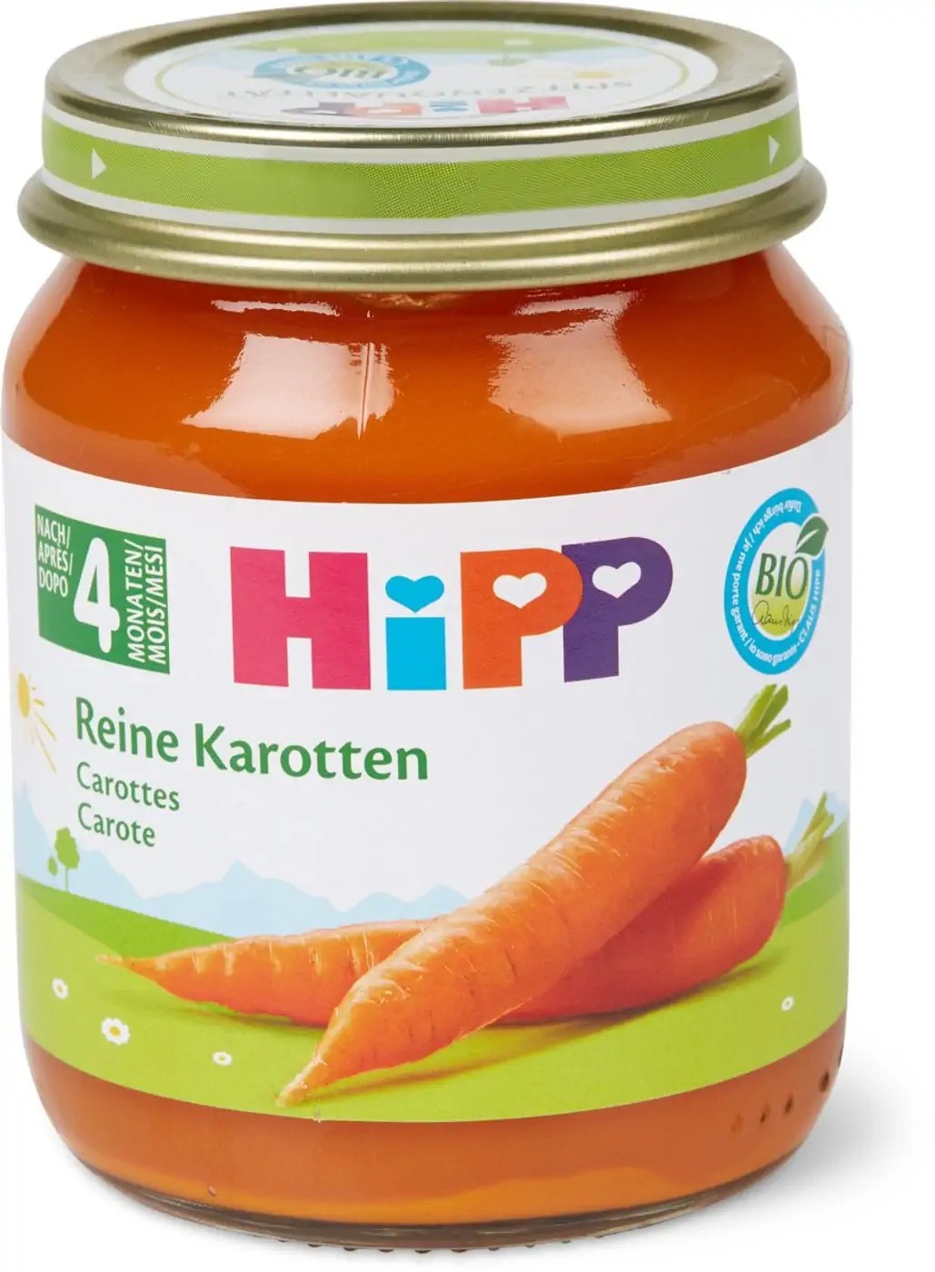 Image of Hipp Reine Karotten Glas (125g)
