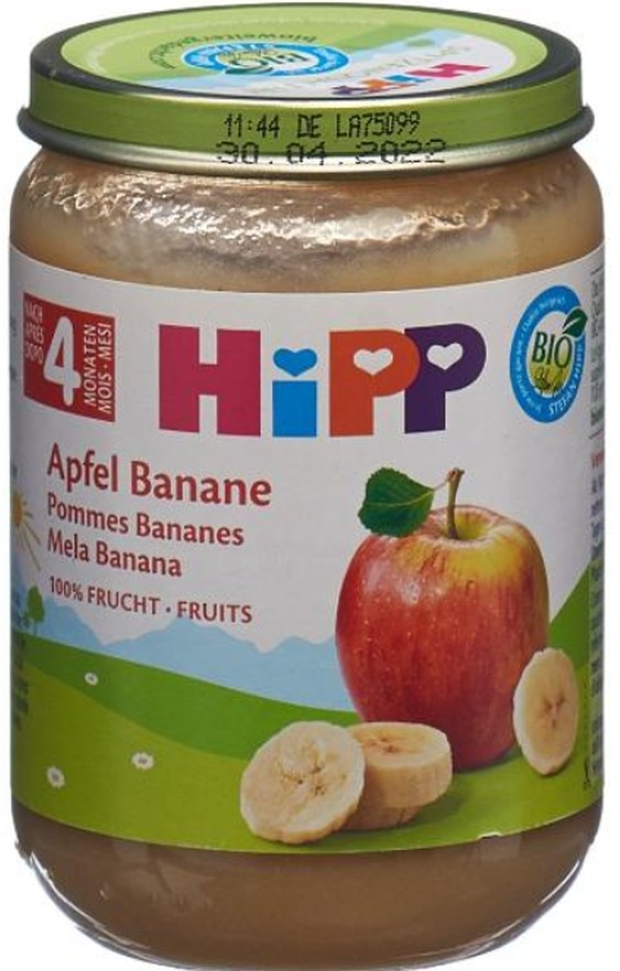 Image of HIPP Apfel Banane Glas (190g)