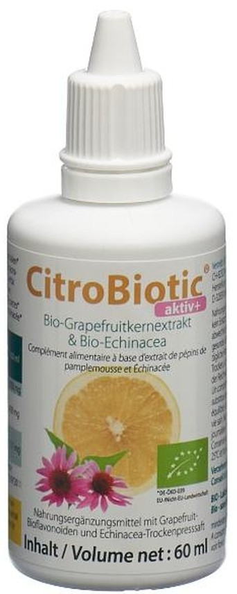 Image of CitroBiotic Aktiv+ Bio-Grapefruitkernextrakt & Bio-Echinacea (60ml)