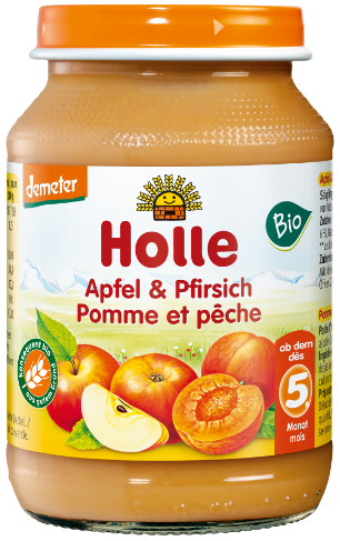 Image of Holle Apfel & Pfirsich Bio (190g)