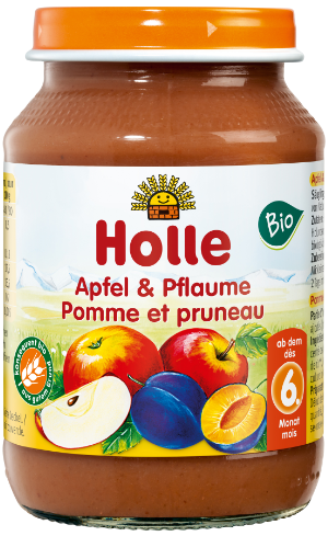 Image of Holle Apfel & Pflaume Bio (190g)