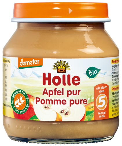 Image of Holle Apfel pur Bio (125g)